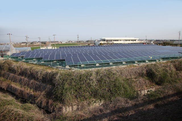 田舎で太陽光発電