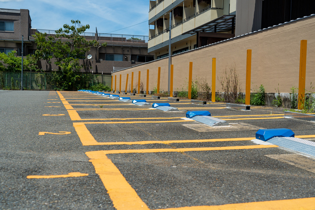 住宅地の駐車場